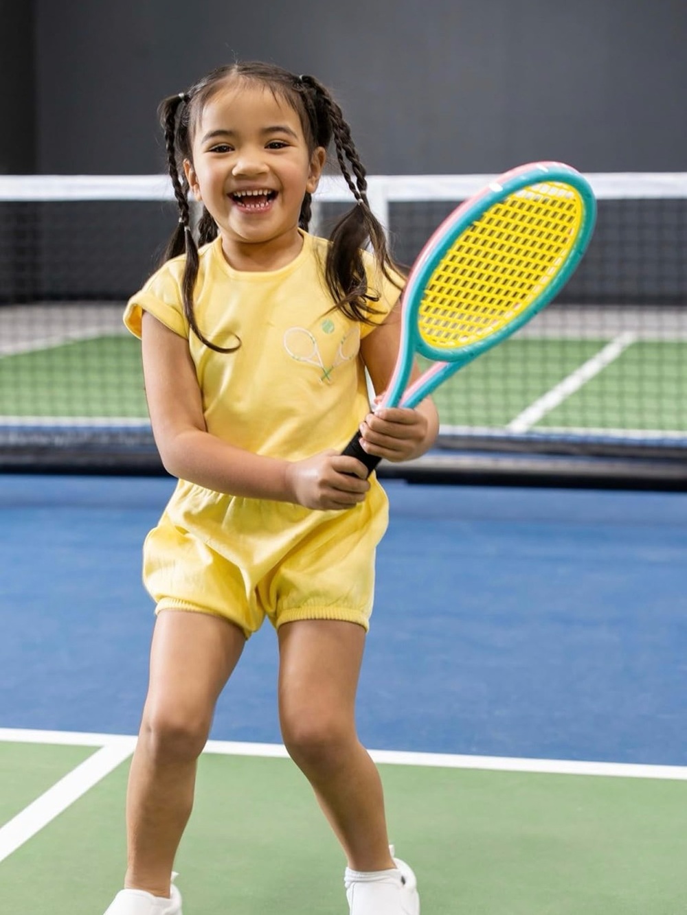 NWT MONICA + ANDY elastic waist romper, Tennis